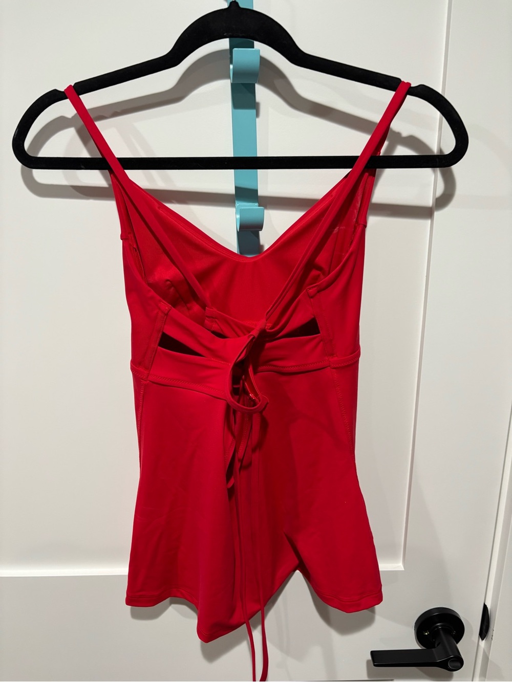 Athleta Triangle Tankini Red Size Large Swim Top - Picture 4 of 5